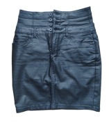 Obcisła skórzana spódnica ONLY, rozm. S wysoki stan