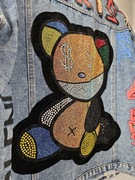 Balenciaga Miś Katana Jeans ozdoby M nowa 