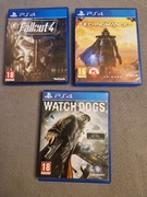 FALLOUT 4 + WATCH DOGS + TECHNOMANCER PS4 PL