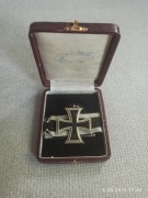 Pudełko etui na krzyż żelazny EK2 1914, jubilerskie z epoki 2