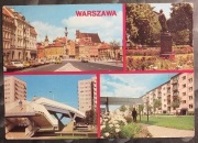 WARSZAWA PLAC ZAMKOWY RZEŹBA ULICA OSIEDLE STEGNY