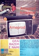 Reklama konsoli Elwro- TVG-10 Ameprod, rzadkość.