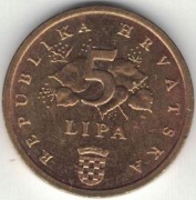 Chorwacja 5 lipa lip 2009 - 18 mm - nr 2