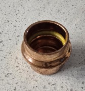 Korek ,zaślepka miedziana zaciskana do gazu 22 mm