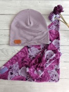 Komplet fioletowe róże 48-50