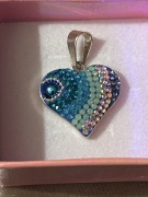 Zawieszka serce meksykanska srebro proby 925