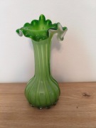 Wazon kalia szkło warstwowe zielony ciemniejszy