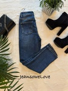 Ciemny jeans prosta nogawka M.Sara