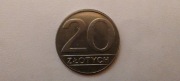 Polska 20 zł złotych, 1989 r. (L171)