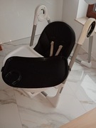 Krzesełko do karmienia Smiki,czarno białe