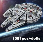 Klocki wzór LEGO STAR WARS Millennium Falcon Prezent 75105 Hełm Statek Hit