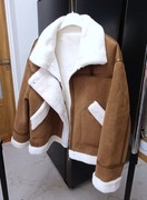 Kożuch premium na białym misiu