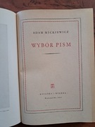 Mickiewicz Wybór pism 1952