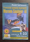 QUEST Model Kartonowy 4/2003 - Samolot myśliwski MORANE SAULNIER AI