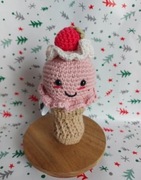 lody breloczek zabawka maskotka pluszak szydełkowe