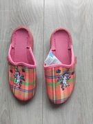 nowe Befado 28 (17cm) jednorożec neonowe pantofle domowe kapcie wsuwane