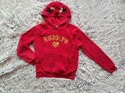Świąteczna czerwona bluza rudolf 134/140 destination 