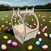 Koszyk Wielkanocny ozdoba drewno sklejka