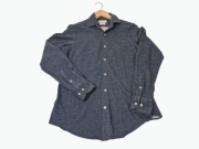 Koszula Massimo Dutti Jersey Cotton, grafitowy melanż S/36