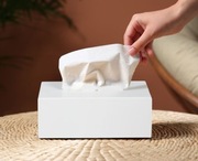 Białe pudełko na chusteczki higieniczne Relaxdays