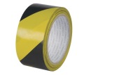 Taśma ostrzegawcza samoprzylepna 48mm, 33m, czarno-żółta taśma klejąca