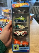 HOT WHEELS - STREET BEASTS - 5 PACK - 5 PAK - 5 AUT - ZOBACZ TEŻ POZOSTAŁE