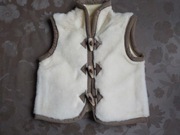 Wełniana kamizelka dla dziecka 1-2 lat