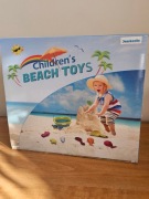 Zestaw Zabawek Do Piasku Składane Wiaderko Turkusowe 11 El