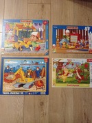 TREFL PŁASKIE PUZZLE DLA CHŁOPCA  4 SZT.