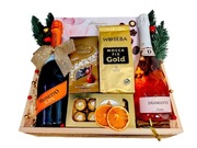 Kosz Prezentowy Premium – Duo Wine & Gold Collection