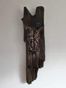 Ikona Jezus Chrystus Pasja stare drewno