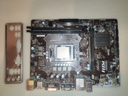 Płyta główna LGA 1151 MSI H110PRO-VD z procesorem Intel core i5 6600