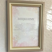Ramka podziękowanie dla nauczyciela prezent na koniec roku