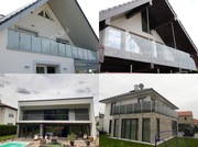 Balustrady szklane , ze szkła ,na schody ,na balkon , nierdzewne