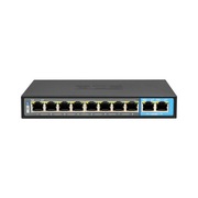 Switch BCS-B-SP08G02G BASIC 10 portowy (8xPoE 1Gigabit, 2xUplink 1Gigabit)