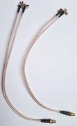 Rozdzielacz rozgałęźnik adapter SMA żeński do 2xTS9 męskie RG316 30cm