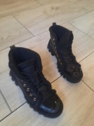 Trapery skórzane ocieplone 38