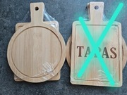 Zestaw 2 desek bambusowych do serwowania