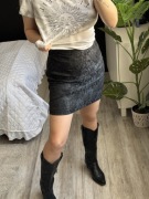 Spódnica Selected Femme czarna elegancka klasyczna biuro do pracy