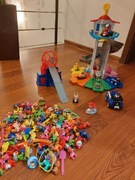 Psi Patrol baza wieża + zjeżdżalnia + figurki