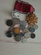GARSTKA MONET NIEMIECKICH I MEDAL.