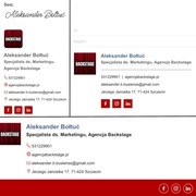 Spersonalizowana Stopka Mailowa