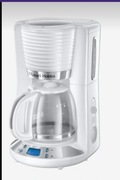 Ekspres do kawy przelewowy Russell Hobbs Inspire 1100W biały