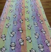 Koc świecący w ciemności Panda