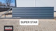 Brama przesuwna panelowa pełna 4mx1,42m SUPER STAR,ocynk+ Ral,5m,6m światło