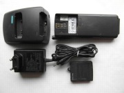 Zabytkowy telefon SIEMENS E10 z zasilaczem i stacją ładującą