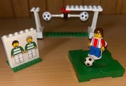 Lego zestaw 3414 piłka nożna strzelanie przez mur obrony 1999 vintage 