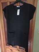 Kamizelka czarna xl ala zamsz