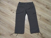 THE NORTH FACE szare damskie spodnie rybaczki nogawki na troczki_ M