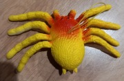 PAJĄK PTASZNIK 14 CM FIGURKA GUMOWA 